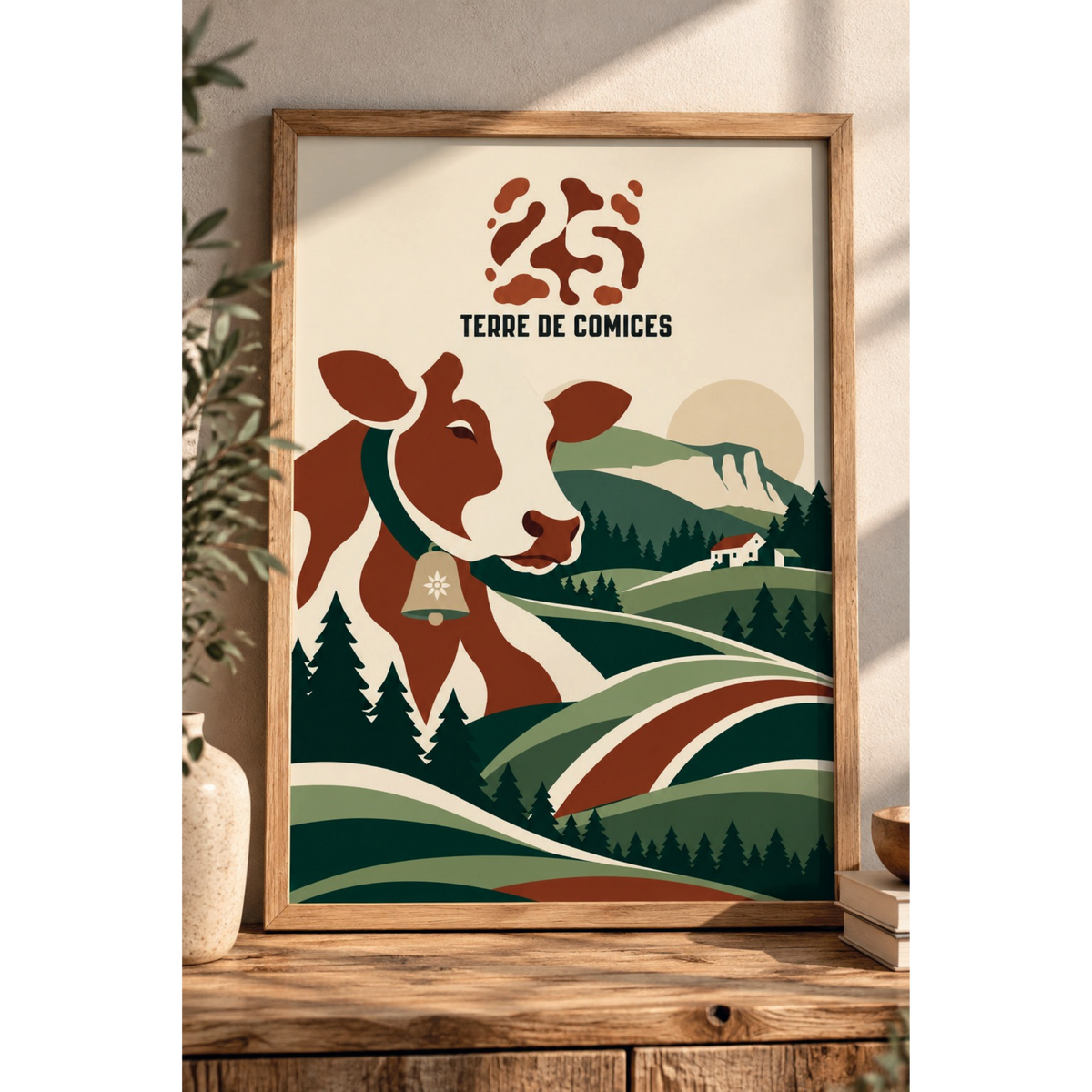 Cadre avec illustration Terre de Comices
