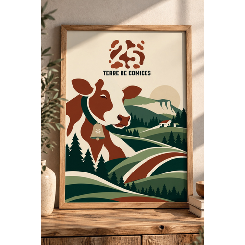 Cadre avec illustration Terre de Comices