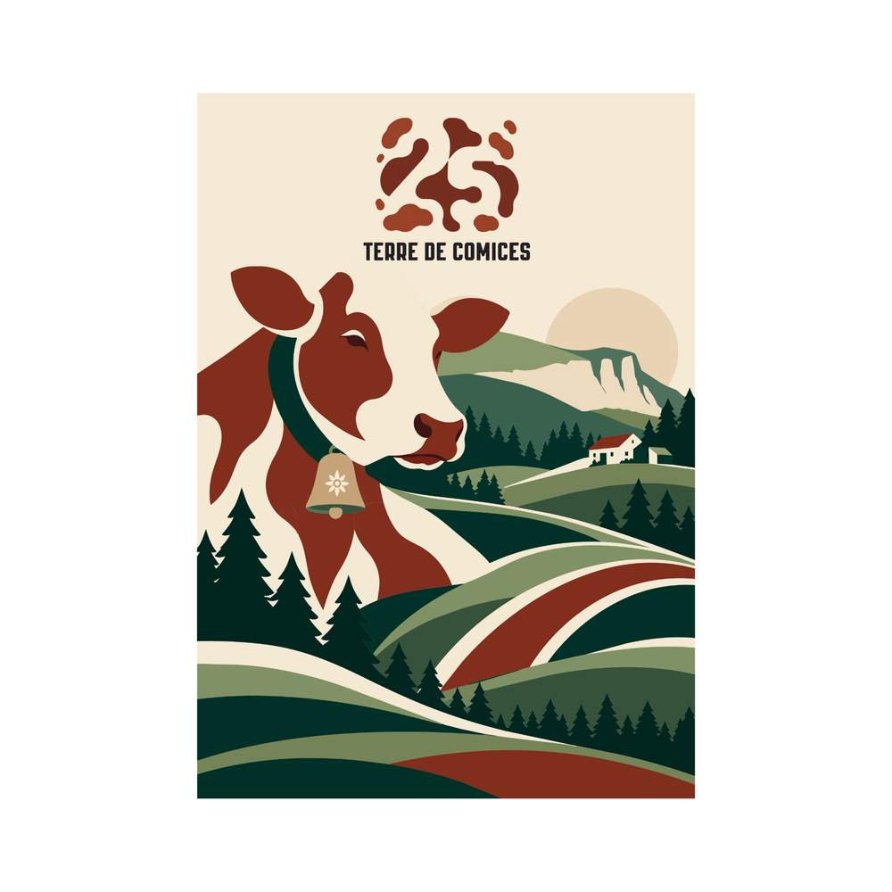 Cadre avec illustration Terre de Comices