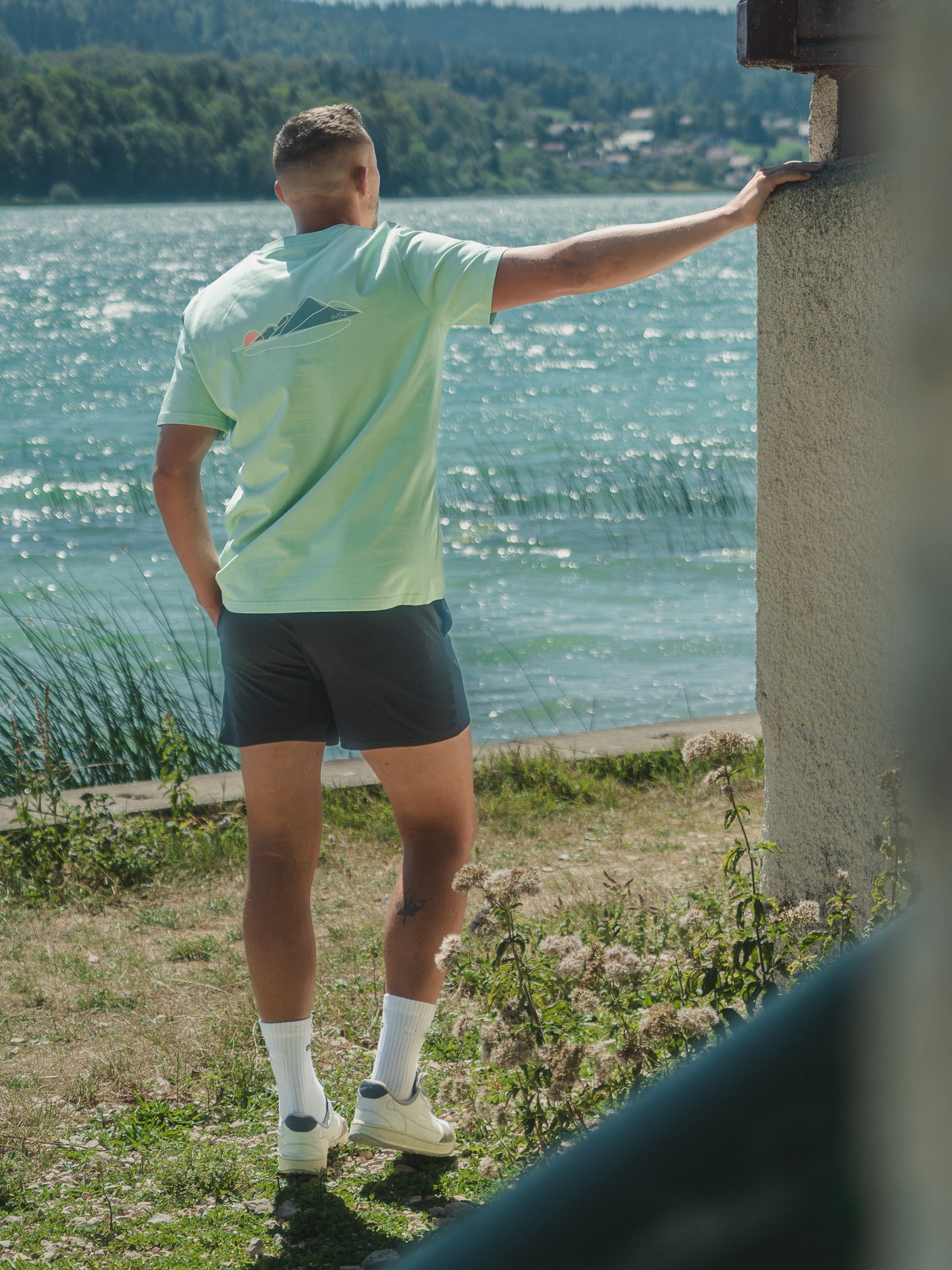 T-shirt Saut Du Doubs Vert Clair