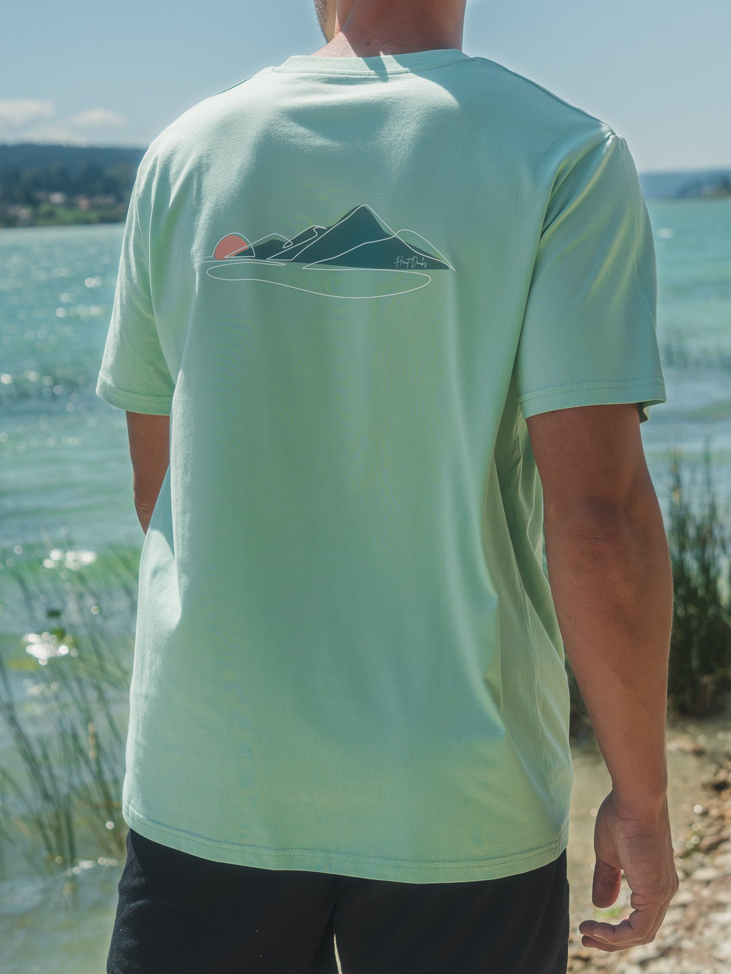 T-shirt Saut Du Doubs Vert Clair