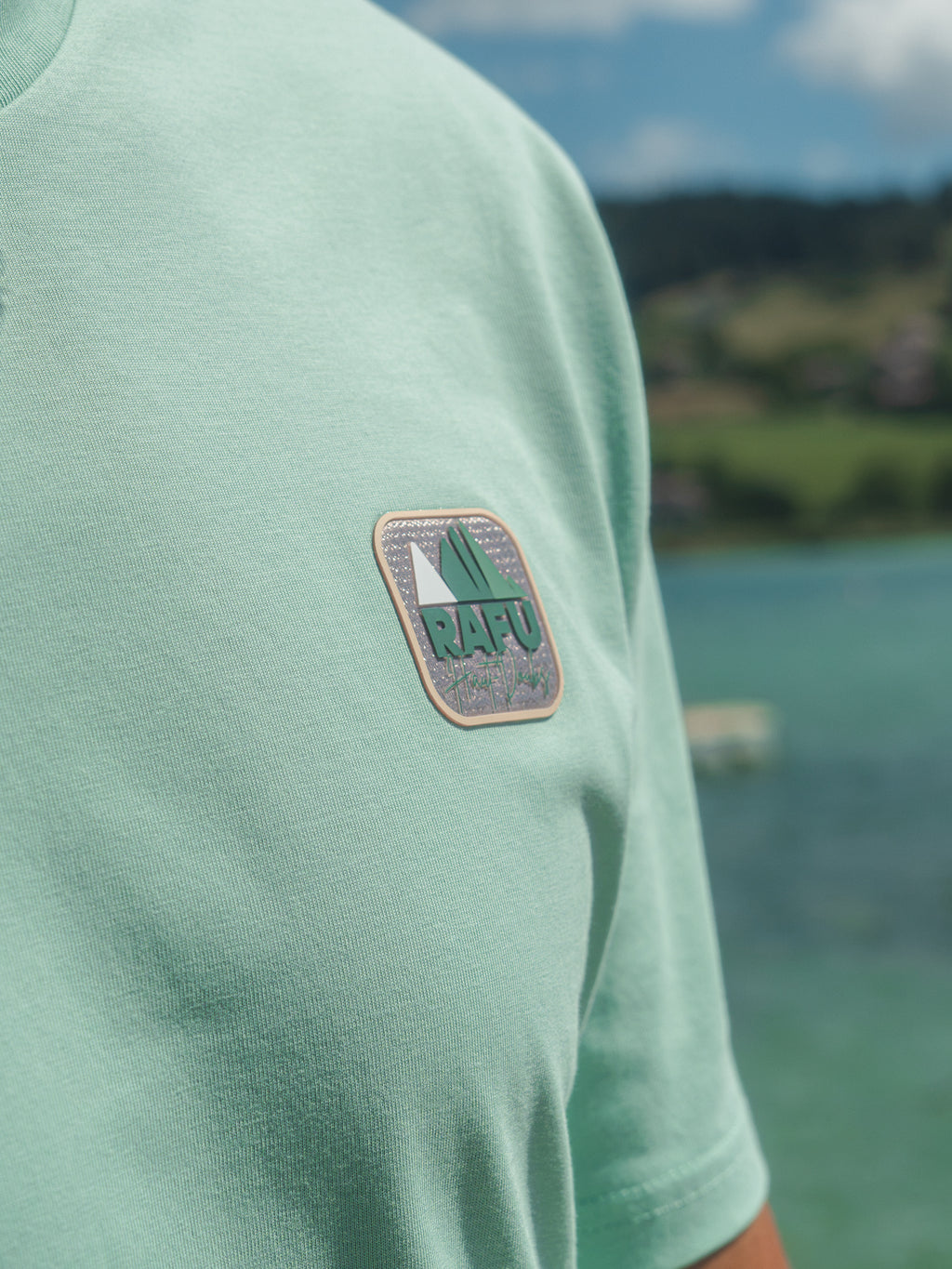 T-shirt Saut Du Doubs Vert Clair