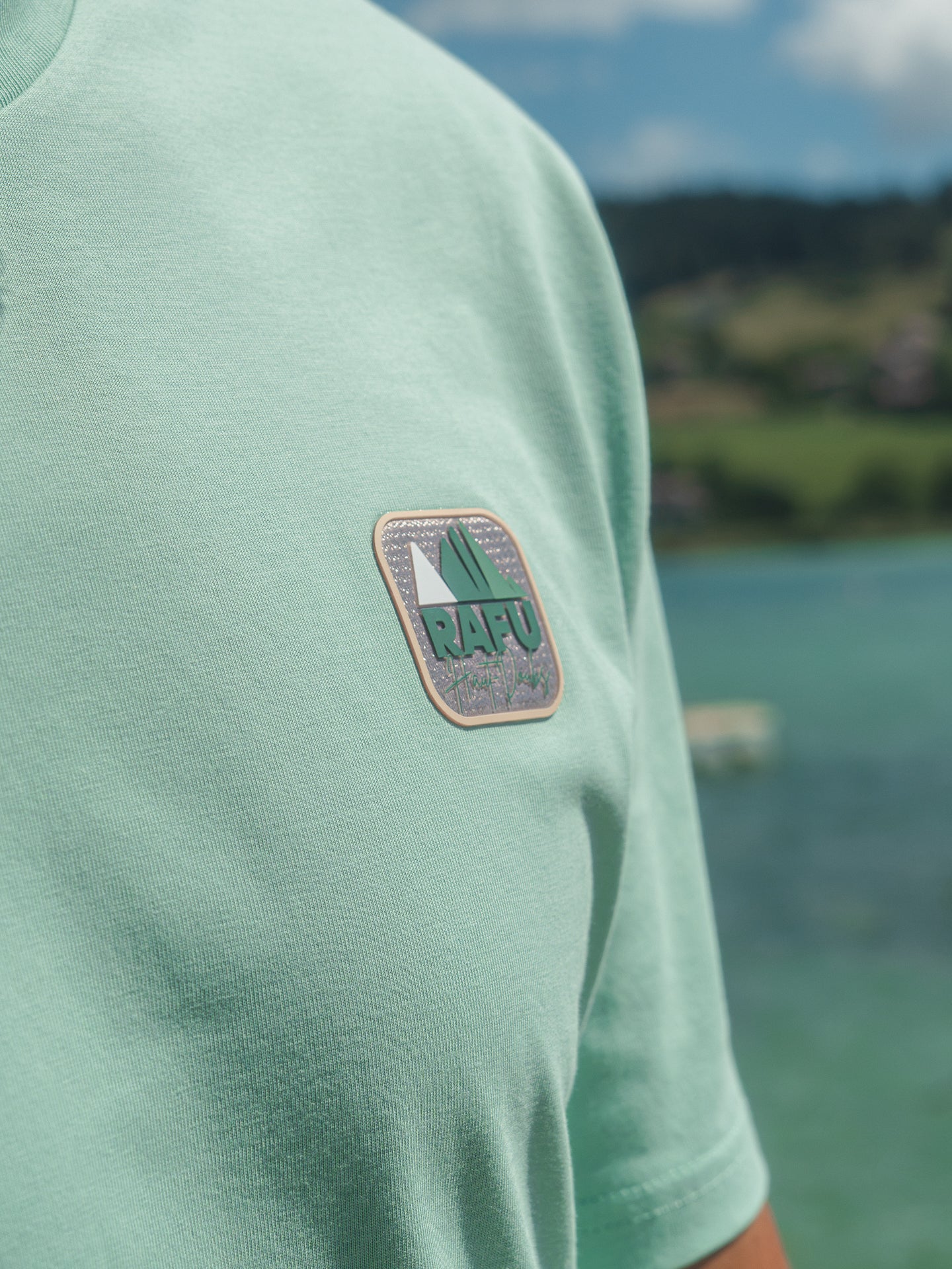T-shirt Saut Du Doubs Vert Clair